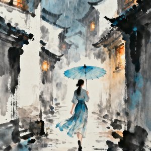 江南烟雨