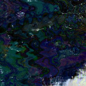 Fractal Coastline Bay Goldenrod Yellow