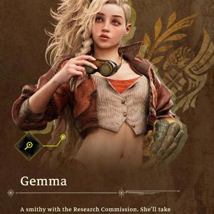 Gemma (from Monster Hunter Wilds)