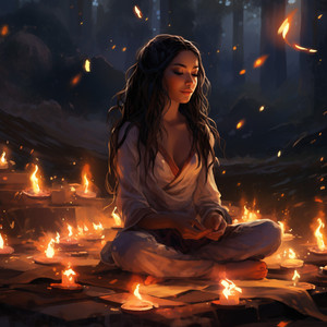 Aliviante Armonía De La Luz De Fuego