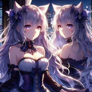 黒の夜に染まるかげ肌 (feat. はーちゃん & Luminous Angels)