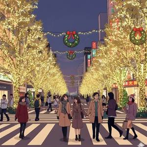 クリぼっち・イヴ  -Monolougue-Shibuya Christmas by Luna ⋆☽⋆