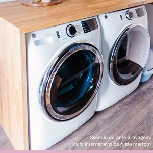 Sussurro silencioso da máquina de lavar: loop infinito de ruído marrom