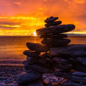 暮色深深在远方