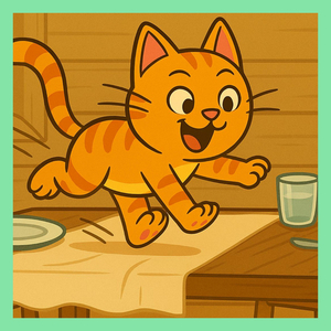 Motanul Poznaș Și Zăpăcit!