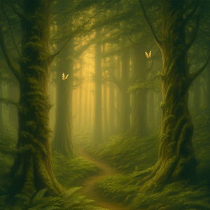 Rustling Oaks (with rain)