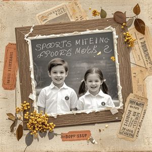 老照片的褶皱-洛洛