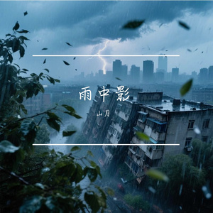 雨中影