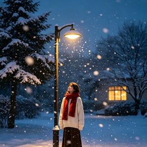 雪の降る夜に