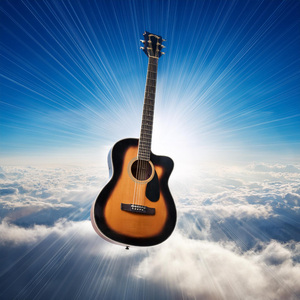 Deriva De Notas De Guitarra Lentas