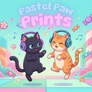 Pastel Paw Prints