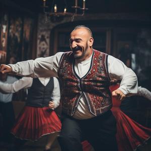 Georgian Texili Lezginka Dance