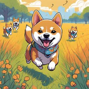 Shiba Inu Bliss: A Musical Escape