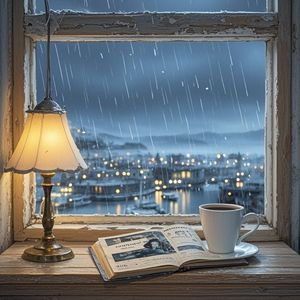 窗沿上的海_小汐