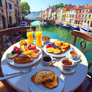 よく晴れた日の昼間