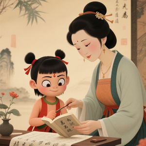 哪吒学诗之清明