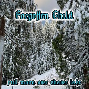 full moon over shaver lake