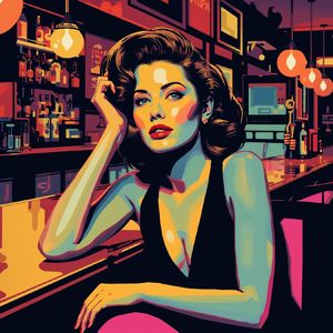 дама и коньяк