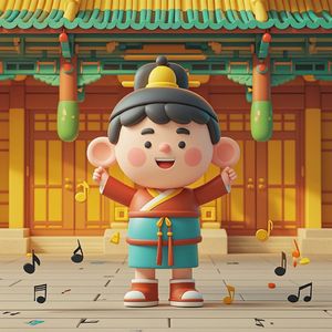 国学成语儿歌《双管齐下》