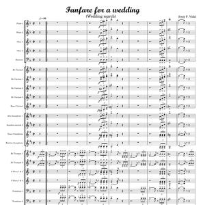 Fanfare for a wedding march