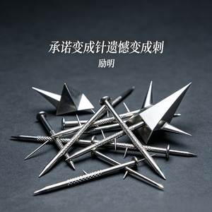 承诺变成针遗憾变成刺