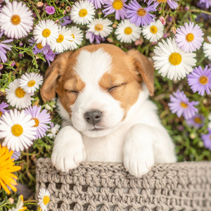 Barbilla Apoyada En El Borde De Una Almohada