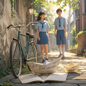 老单车与旧纸条-Vanm