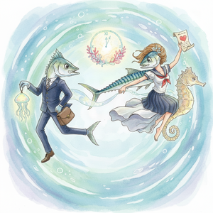 君がアジだったころ、僕はサバだったんだ by のにのに[Noni Noni]