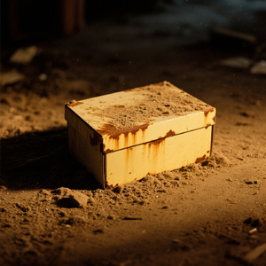 먼지 쌓인 상자 속