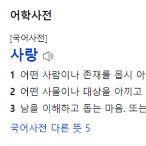 사전적 의미 (feat. 은혜)