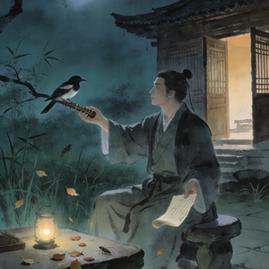 转调二郎神·闷来弹鹊