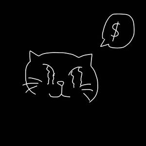 your cat owes me money