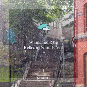 Silvery Moderate Rain on Leaves