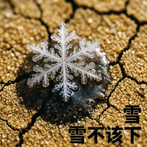 雪不该下在沙地上