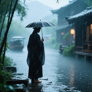 夜雨愁绪