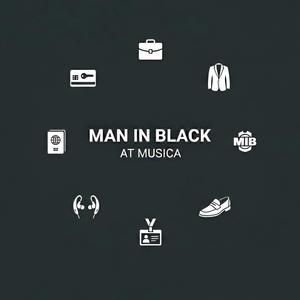 Man in black reggaeton chileno