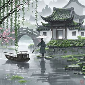 烟雨江南