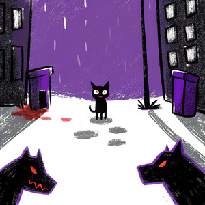 Одинокая кошка