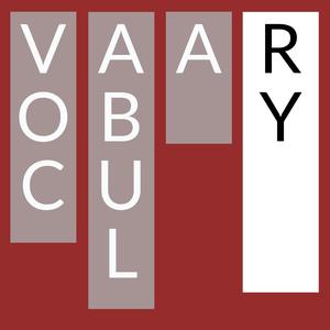 Vocabulary (In memory of Jack)