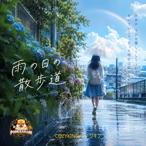 雨の日の散歩道