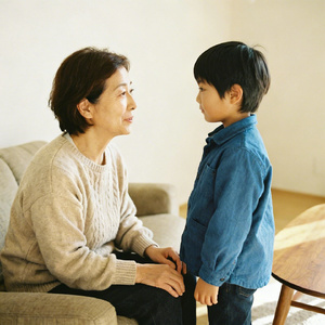 一定要跟妈妈好好说话