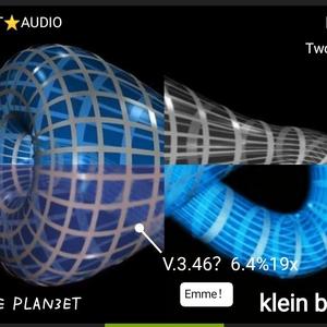Klein bottle (V.3.46？6.4%19x emme)