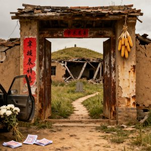 归途无家•老院的门