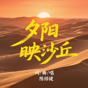 夕阳映沙丘