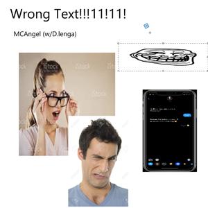 Wrong Text!