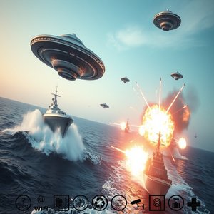 UFO Ocean Wars (Dubstep Grime Metal Guitar Mix)