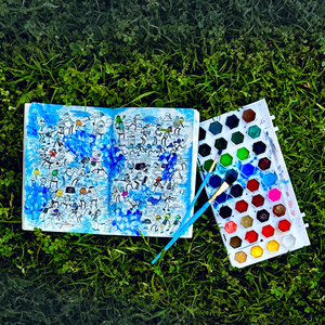 Greg Heffley Paint By Number Watercolor Set