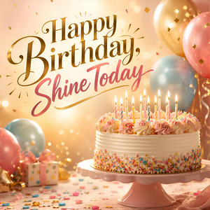 Happy Birthday, Shine Today