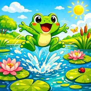 Spring wie ein Frosch - Tanzlied für Kinder