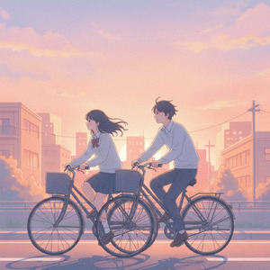 君と自転車で進む放課後の風